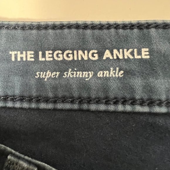 AG Adriano Goldschmied Legging Ankle Skinny Jeans Blue Leatherette size 29 - Picture 11 of 14